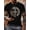 Black, variant on Men's Christian Church Cotton T-Shirt, Iron Sharpens Iron, Proverbs 27:17