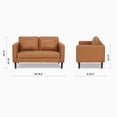 thumbnail image 6 of A&D Home Orlando Loveseat Sofa, Camel, 6 of 6