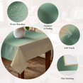 thumbnail image 5 of Sage Green Khaki Ombre Table Cloth Waterproof Tablecloths, Modern Abstract Art Gradient Tablecloth Dining Table Cover for Kitchen Party Tabletop Outdoor, Rectangle Tablecloth 54x108 Inch, 5 of 9