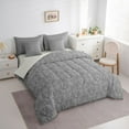 thumbnail image 3 of Feelyou Mandala Damask Twin Bedding Sets 7pcs, Rustic Sheep Skeleton Bedding Comforter Set, 3 of 8