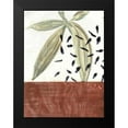 thumbnail image 2 of Stramel, Renee W. 12x14 Black Modern Framed Museum Art Print Titled - Ceramic Leaves IV, 2 of 5
