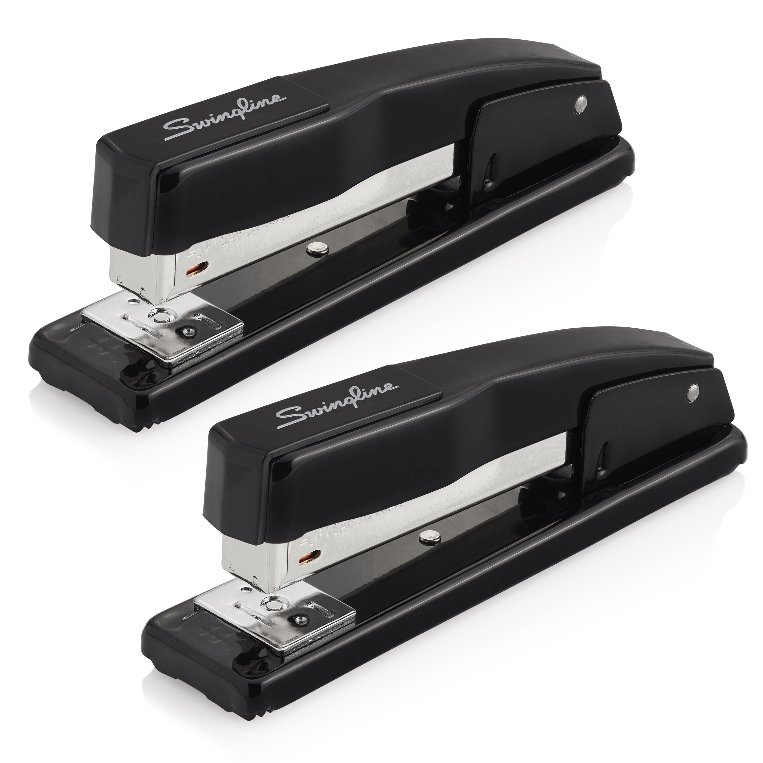 Black 20-Sheet Capacity Swingline Durable Full Strip Desk Stapler 