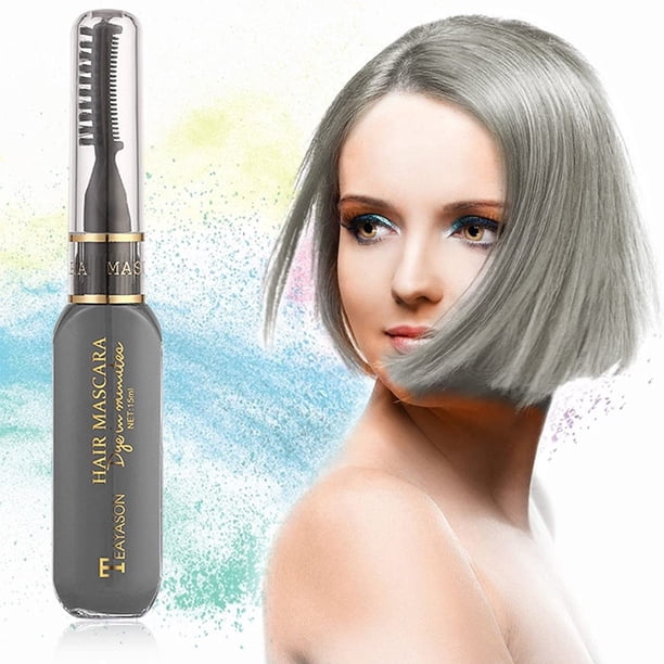 HOT Sale! 13 Colors Temporary Hair Mascara Instantly Hair Color D-ye Great Gift For Girls, Women, Temporary Hair Color Chalk 15ml Beauty Personal Care