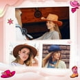 thumbnail image 4 of Rhinestone Western Boots Earrings for Women, Bohemian Cowgirl Cowboy Enamel Hat Boot Earrings for Party Outfits Jewelry Gift (Brown), 4 of 5