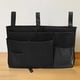 thumbnail image 4 of Bolsa de almacenamiento funciones para de noche, bolsillos múltiples para colgar, soporte para cama, organizador de sofá, bolsillos para Negro Cola Carrito de noche, 4 of 7