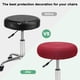 thumbnail image 4 of Uxcell 1-Pack Fundas Redondas para Taburetes de Bar, para Fundas de Asiento de Malla de Poliéster de 12-14 Pulgadas con Bandas Elásticas [Rojo], 4 of 7
