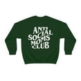 thumbnail image 2 of Anti Social MOMS Club Sweatshirt by Typically Vulgar (with B&W Text), 2 of 2