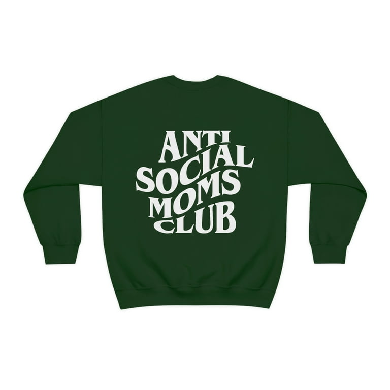 Bad Moms Club Sweatshirt by Typically Vulgar with B W Text