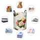 thumbnail image 4 of Balery Vintage Bike Flower Butterfly Cesta de ropa redonda con asas, impermeable, independiente, para ropa, juguetes, dormitorio y familia-Small, 4 of 6