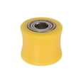 thumbnail image 1 of Unique Bargains 10mm Chain Roller Pulley Tensioner Wheel Guide Concave Type for Bike Sliding Door Yellow, 1 of 6