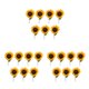 thumbnail image 5 of Ramo de Girasoles Artificiales Wosthever 7 Uds Oro, 5 of 6