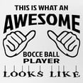 thumbnail image 2 of CafePress - This Is What An Awesome Bocce Ball Pla - Adjustable Unisex Printed Trucker Hat with Mesh Back, 2 of 10