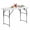 8FT, variant on HarmonyStrings4-Foot - 96" Long White Plastic Folding Table Portable 30" Wide, 29" High, Indoor Outdoor Events Banquet Dining Party Patio