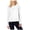 white, variant on French Connection Womens Le Sweatshirt, Purple, Small