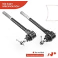thumbnail image 4 of A-Premium 6Pcs Inner Outer Tie Rod End Compatible with Chevrolet S10 1996-2003 Blazer 1996-2005 GMC Jimmy 1996-2002 Sonoma 1996-2003 RWD, 4 of 8