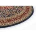 thumbnail image 5 of Sensation Transitional 8' Round Navy and Beige Polypropylene Indoor Area Rug, 5 of 7