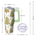 thumbnail image 2 of Xmas Holiday 30oz Stainless Steel Coffee Cup with Handle and Straw Lid, Leak Proof Insulated Christmas Tumbler, Winter Gift Mug for Adults, 2 of 5
