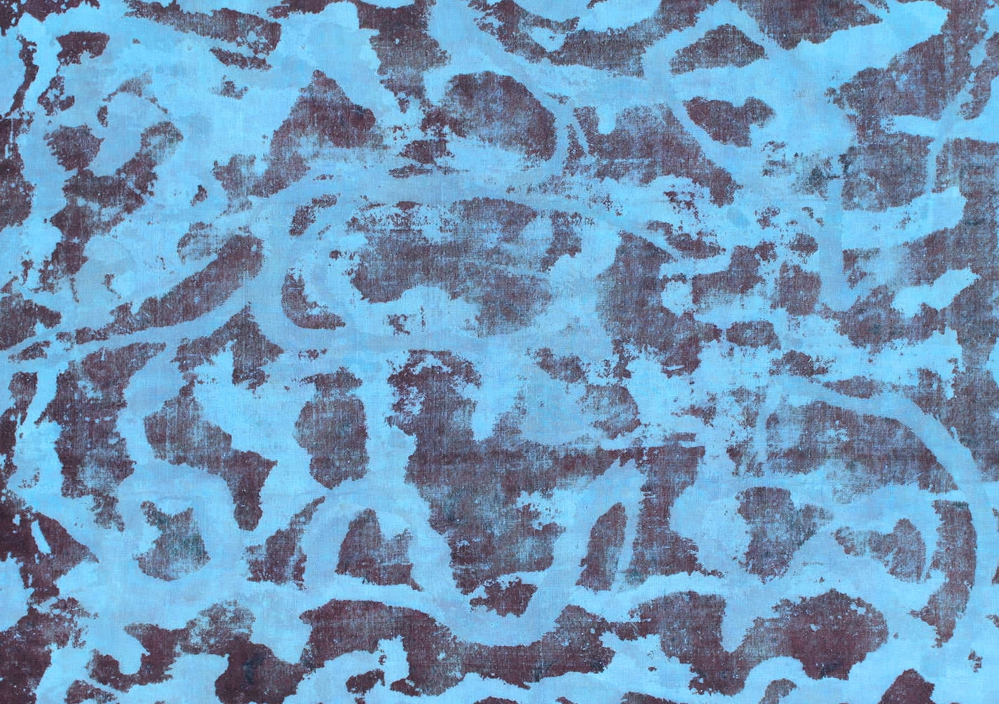 Ahgly Company Indoor Rectangle Abstract Light Blue Modern Area Rugs, 8 ...