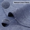 thumbnail image 3 of VCVCOO Reversible Heat Resistant Cloth Placemats Set of 6 - Polyester Linen Blend Machine Washable, 3 of 10