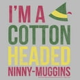 thumbnail image 2 of Boy's Elf I'm A Cotton-Headed Ninny Muggins  Graphic T-Shirt, 2 of 5