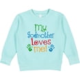 thumbnail image 2 of Inktastic My Godmother Loves Me Toddler Sweatshirt, 2 of 4