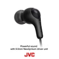 thumbnail image 3 of JVC Gumy in Ear Earbuds, Sonido potente, Ajuste cómodo y Seguro, Piezas de Silicona S/M/L - HAFX7V Púrpura, Pequeño, 3 of 5