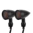 thumbnail image 1 of Fugacal 12V Motorbike Signal Indicator,2Pcs Motorcycle Turn Signal Lamp Brake Light Vintage Grille Modification Accessory, 1 of 8