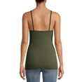 thumbnail image 6 of No Boundaries Ribbed Cami Top, 1 or 5-Pack, Women's, 6 of 9