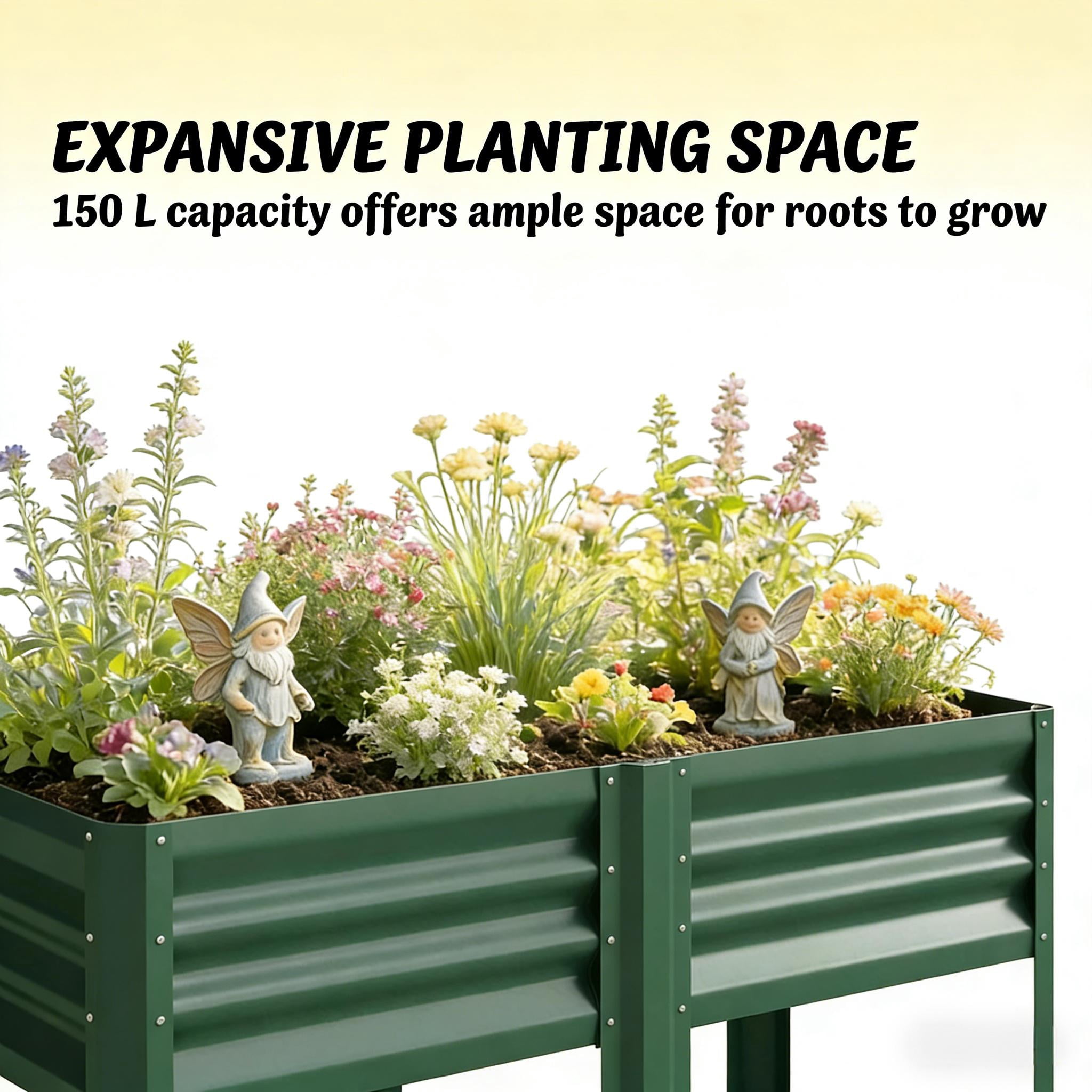 Planter Box, Outdoor Elevated Planter Box, Raised Garden Bed