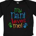 thumbnail image 4 of Inktastic My Nani Grandma Loves Me Boys or Girls Long Sleeve Baby Bodysuit, 4 of 5