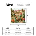 thumbnail image 5 of Cactus Decorative Pillows Covers with Unique Patterns for Bed, Home Decor - Set of 2 Pillow Inserts - Available in 16x16, 18x18, 20x20 Inches for Various Occasions, 5 of 6
