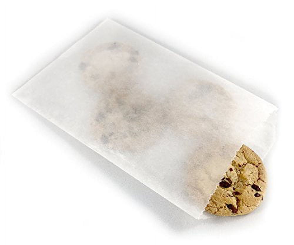  100 - Flat Glassine Wax Paper Bags - 5 1/2 x 7 3/4 or 5.5 x 7.75 -  Includes JenStampz Top 10 - Large