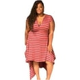 thumbnail image 4 of Ribbed Plus Size Hi Low Maxi Dress, 4 of 4