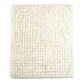 thumbnail image 3 of Ashford Home Cascade Ultra Fine Faux Fur Throw Blanket, Natural, 50 x 60 inches, 3 of 5