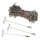 thumbnail image 4 of 100 Uds aparejos de pesca shamjiam conector de aparejos Señuelos cable de línea 8 cm 94x16 cm Diapositivas de plomo, 4 of 9