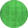 thumbnail image 1 of Ahgly Company Indoor Round Oriental Green Industrial Area Rugs, 8' Round, 1 of 4
