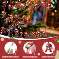 thumbnail image 2 of Ornements de Noël Alphabet Personnalisés - 26 Lettres Rouges avec Chapeau de Père Noël, Ornements de Lettres de Noël Personnalisés pour Décorations d'Arbre de Noël, Cadeaux de Fête du Nouvel An 2d Intérieur & Extérieur (E), 2 of 6