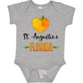 thumbnail image 3 of Inktastic St. Augustine Florida Orange in Heart Boys or Girls Baby Bodysuit, 3 of 5
