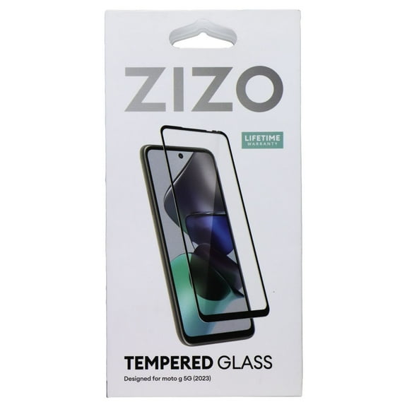 ZIZO Tempered Glass Screen Protector for moto g 5G (2023) - Clear / Black Trim