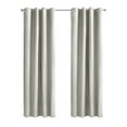 thumbnail image 2 of Thermaplus Alpine Blackout Premium Stylish and Functional Grommet Curtain Panel 52" x 95" White, 2 of 5