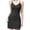 Black, variant on Aellinatey Comfortable Padded Camisole Nightgown V Neck Negligee Nightie Bridal Dress