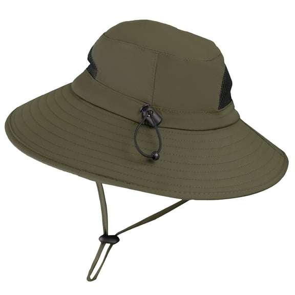 Women's UPF 50  Summer Outdoor Hat,Waterproof Beach Fishing Head Protect Cap, UV Protection Foldable Mesh Fishing Hat