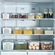 thumbnail image 4 of Refrigerator Storage Box Fridge Organizer Vegetable Fruit Boxes Drain Basket Storage Containers Pantry,Large, 4 of 5