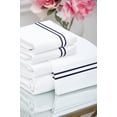 thumbnail image 2 of Legacy Onyx Queen Bed 100% Cotton Indigo Ink Embroidery 400 Count Duvet Cover, 2 of 3