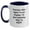 White/Navy, variant on Funny Gifts for Insurance Sales Agent, Two Tone Coffee Mug, Christmas Unique Ideas, Gifts from Friends, Men, Women