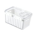 thumbnail image 4 of Contenedor de almacenamiento de frutas, contenedor de verduras con tapa, multifuncional, organizador de cocina, contenedor de alimentos hermético para M, 4 of 8
