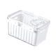 thumbnail image 4 of Contenedor de almacenamiento de frutas para refrigerador, contenedor de verduras frescas con tapa organizadora para M, 4 of 9