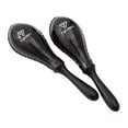 thumbnail image 2 of Tycoon Percussion TMS-110 BK Large Black Oval Rawhide Maracas, 2 of 3