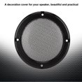 thumbnail image 3 of 2 pcs 4 inch Audio Speaker Cover Decorative Circle Protective Metal Mesh Cover(black+black), 3 of 3