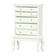 thumbnail image 3 of Almencla Doll House 5 Drawer Chest Miniature,Miniature Dollhouse Display Cabinet,1/12,Dollhouse Vertical Storage Cabinet,for Dollhouse White, 3 of 8